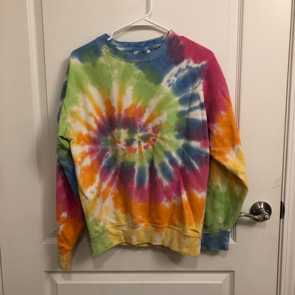 Colorful Tie-Dye Women’s Sweater